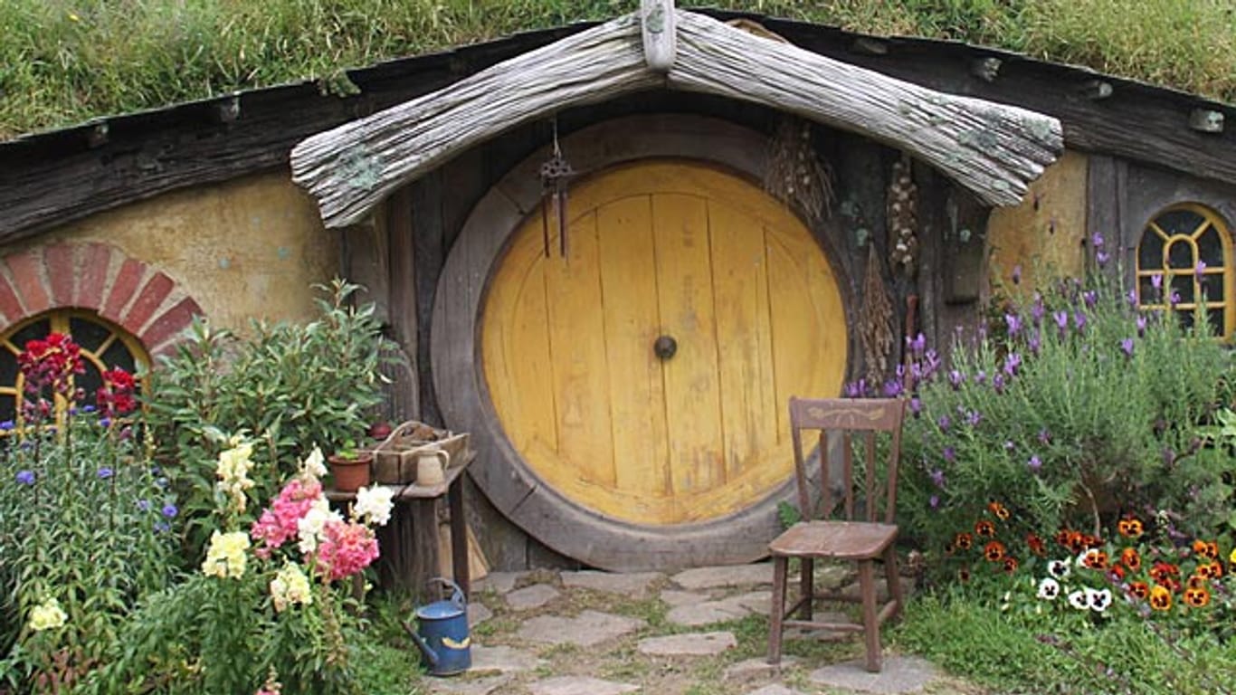 So wie das Filmset zum "Herr der Ringe" in Neuseeland soll auch das Hobbitdorf in Russland eines Tages aussehen. (Symbolbild)