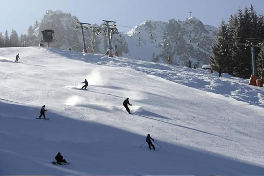 Idyllisches Skigebiet Jungholz