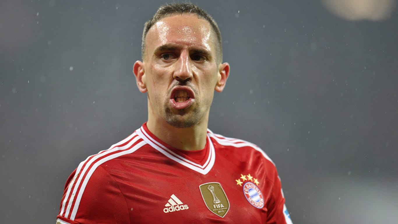 Blutergusses im Gesäß: Der FC Bayern muss auf Franck Ribéry verzichten.