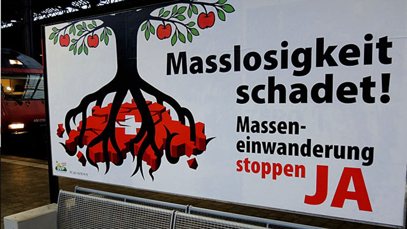 Volksabstimmung gegen Masseneinwanderung in der Schweiz