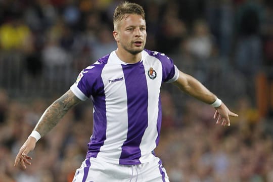 Patrick Ebert im Trikot seines spanischen Ex-Klubs Real Valladolid.