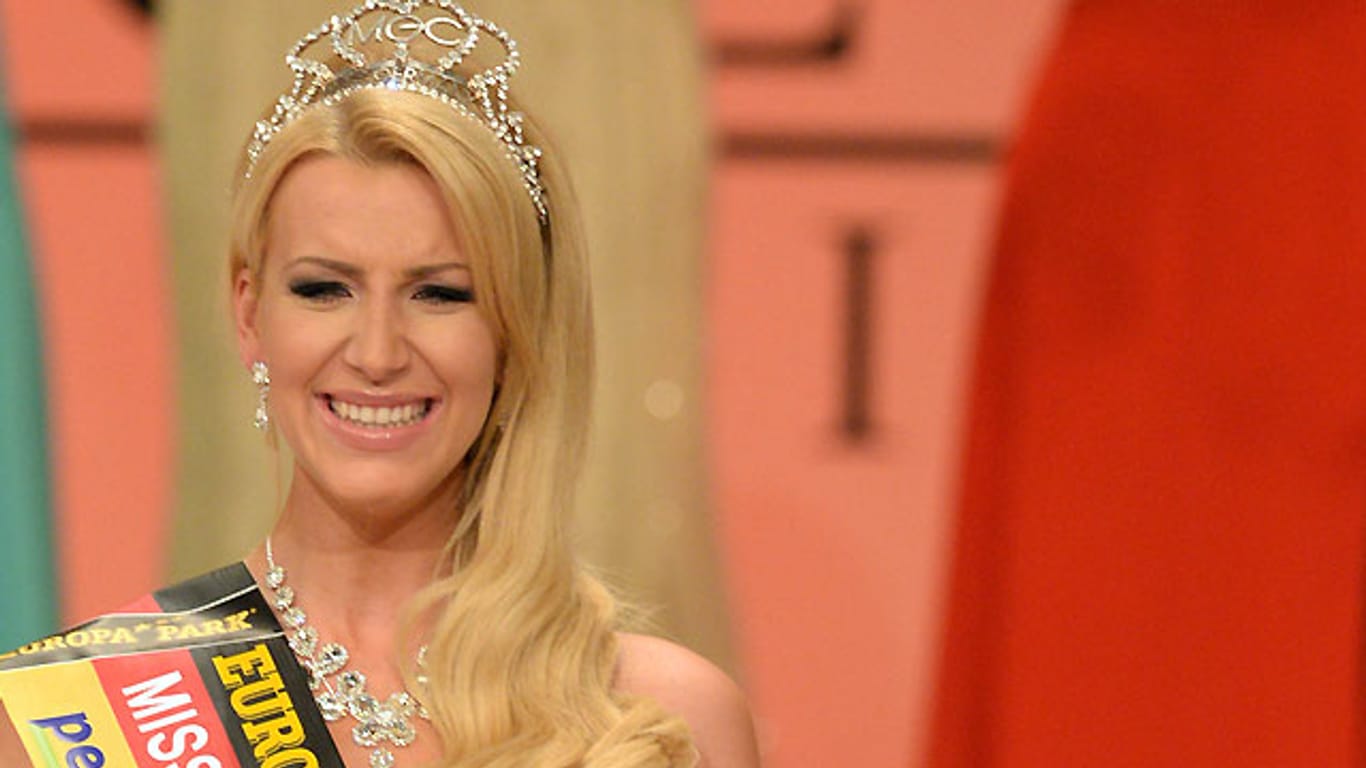 Die neue "Miss Germany" Vivien Konca konnte ihr Glück kaum fassen.