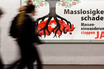 Plakat der Initiative zu Volksabstimmung in der Schweiz