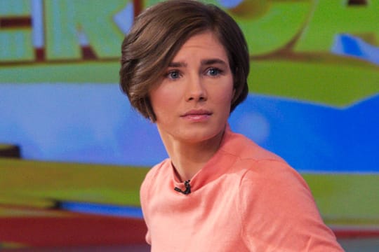 Heiß begehrt: Amanda Knox Ende Januar bei einem Auftritt im US-Frühstücksfernsehen