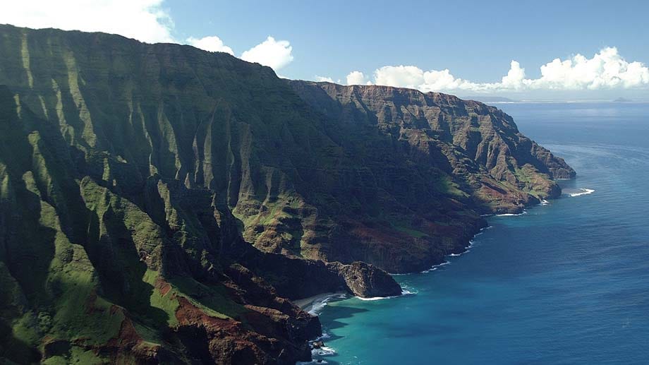 Und auf Hawaii erwartet die Besucher die Na Pali Coast.