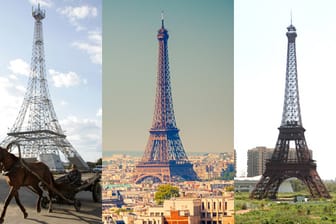 Eiffeltürme in Russland, Frankreich, China: Eine Inspiration, verschiedene Ausführungen
