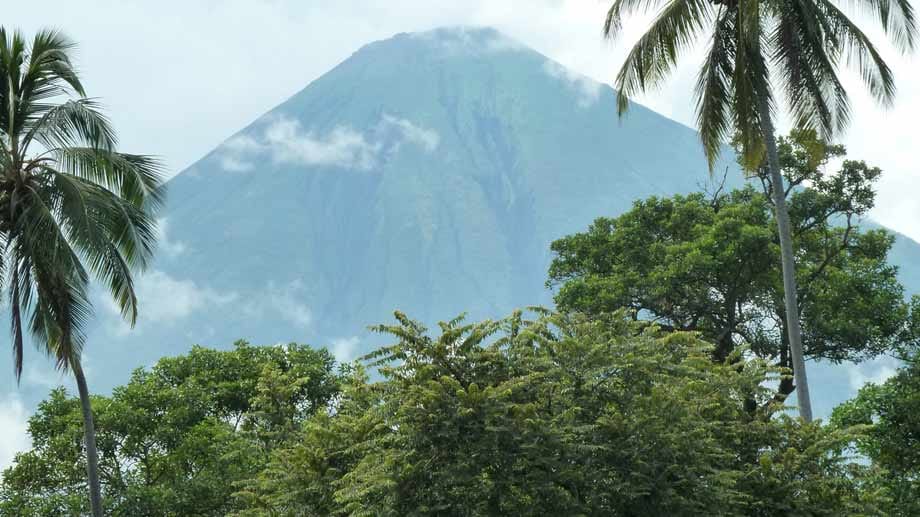 Der Vulkan Concepción überragt die Insel Ometepe.