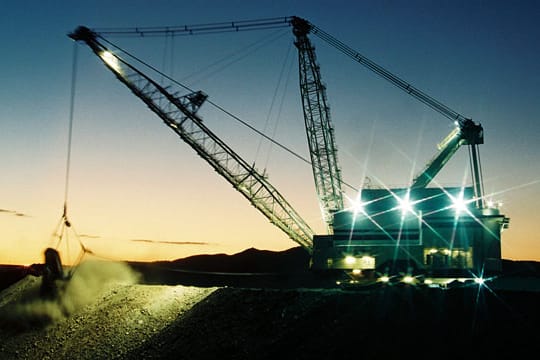 Die Rio Tinto Kohlemine in Hunter Valley nördlich von Sidney