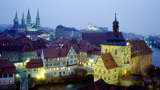 Altstadt von Bamberg, Rathaus und Dom - hier wird deutschlandweit am meisten Strom verbraucht