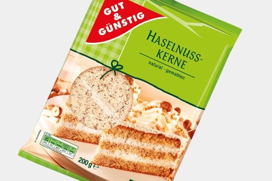 Edeka: In den gemahlenen Haselnusskernen der Marke "Gut und Günstig" können Glasstücke enthalten sein.