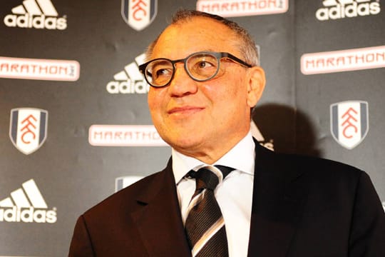 Ein verschmitztes Lächeln: Felix Magath bei seiner ersten Pressekonferenz für den FC Fulham.