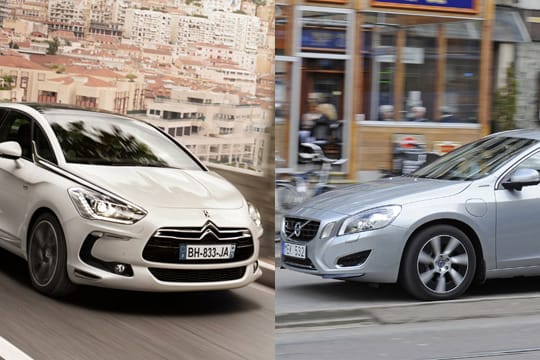 Citroën DS5 Hybrid4 gegen Volvo V60 D6 AWD Hybrid