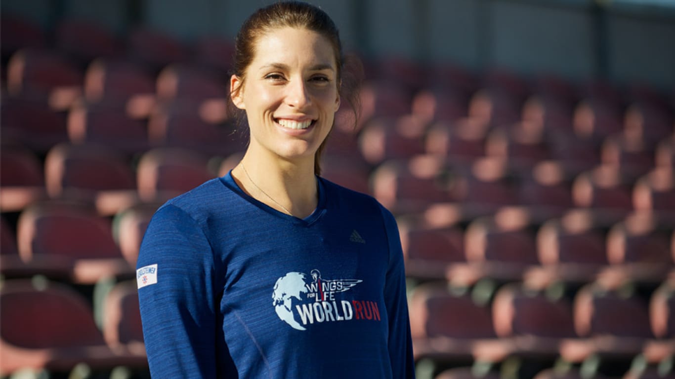 Andrea Petkovic ist Botschafterin für den Wings for Life World Run, bei dem für die Heilung von Rückenmarksverletzungen gesammelt wird.
