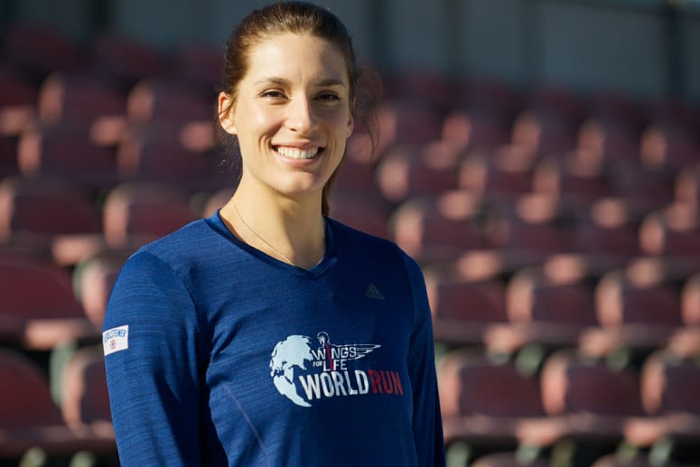 Andrea Petkovic ist Botschafterin für den Wings for Life World Run, bei dem für die Heilung von Rückenmarksverletzungen gesammelt wird.