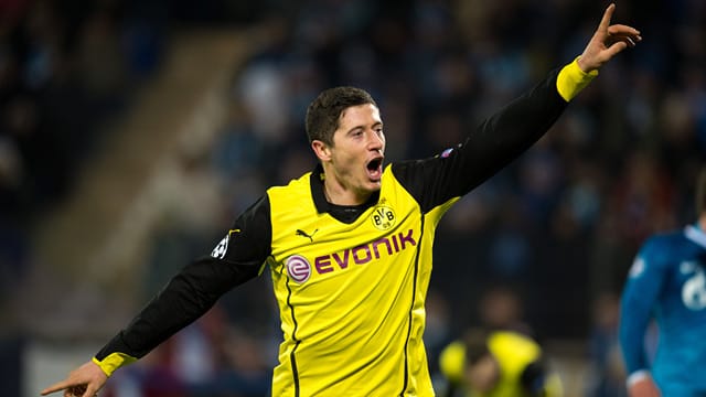 Robert Lewandowski erlebte in St. Petersburg einen tollen Abend.