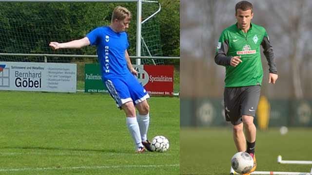 Lukas Schmitz vom SV Grefrath ist ebenso wie sein Profi-Namensvetter Linksfuß. Lukas Schmitz vom SV Grefrath ist ebenso wie sein Profi-Namensvetter Linksfuß.