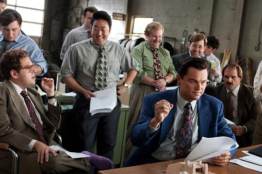 "The Wolf of Wall Street" mit Leonardo DiCaprio (vorne)