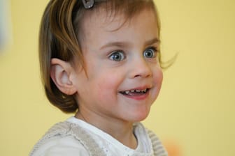 Große Augen: Der dreijährigen Frieda geht es heute gut