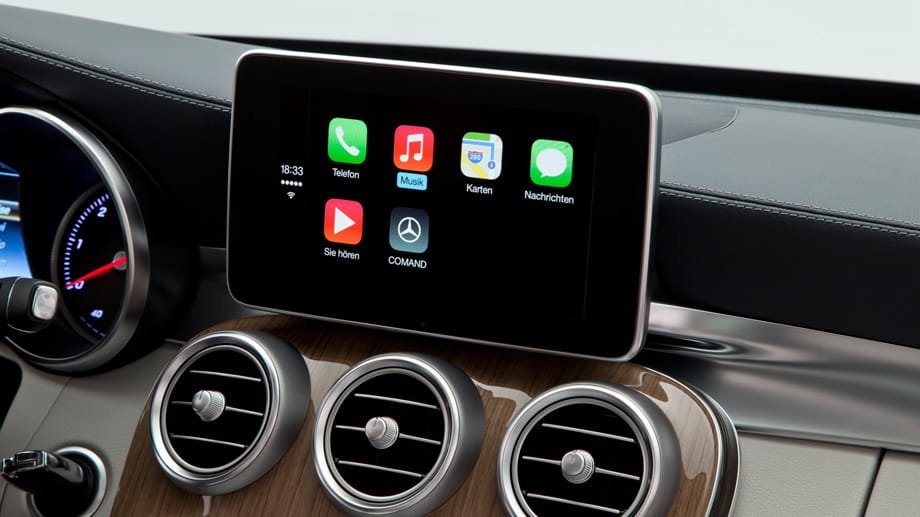 Apple CarPlay hat wie das iPhone einen Homescreen.
