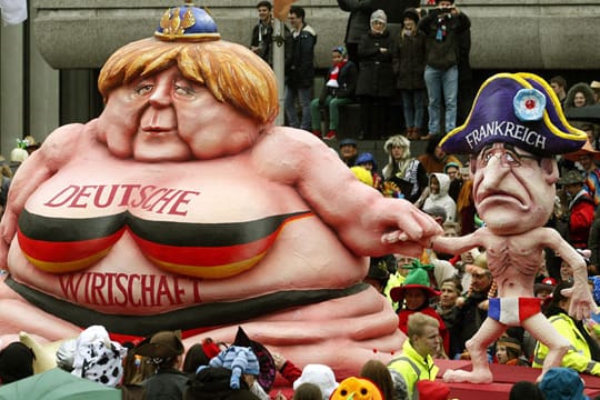 Motivwagen an Rosenmontag