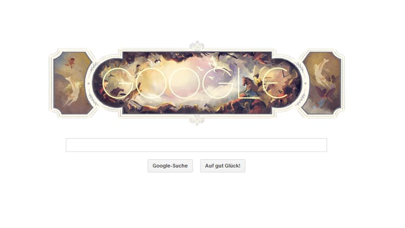 Google Doodle zu Ehren von Maler Giambattista Tiepolo.