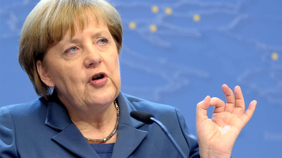 Bundeskanzlerin Angela Merkel kündigte nach dem EU-Gipfel erste Sanktionen gegen Russland an.