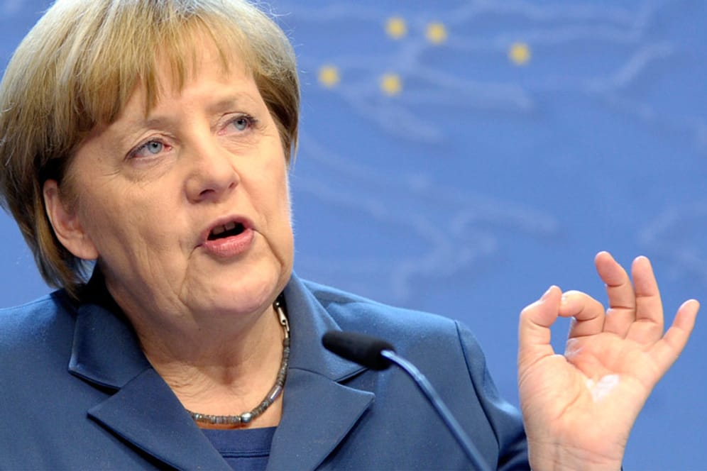 Bundeskanzlerin Angela Merkel kündigte nach dem EU-Gipfel erste Sanktionen gegen Russland an.
