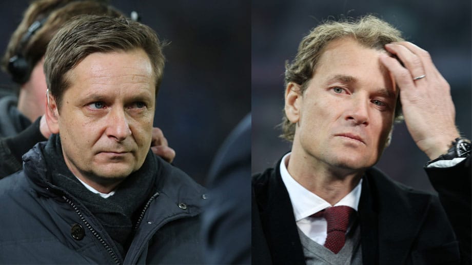 Nachdem der Ex-Schalker Jens Lehmann (re.) ordentlich gegen die Knappen ausgeteilt hat, kontert nun S04-Manager Horst Heldt. Nachdem der Ex-Schalker Jens Lehmann (re.) ordentlich gegen die Knappen ausgeteilt hat, kontert nun S04-Manager Horst Heldt.