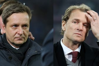 Nachdem der Ex-Schalker Jens Lehmann (re.) ordentlich gegen die Knappen ausgeteilt hat, kontert nun S04-Manager Horst Heldt.