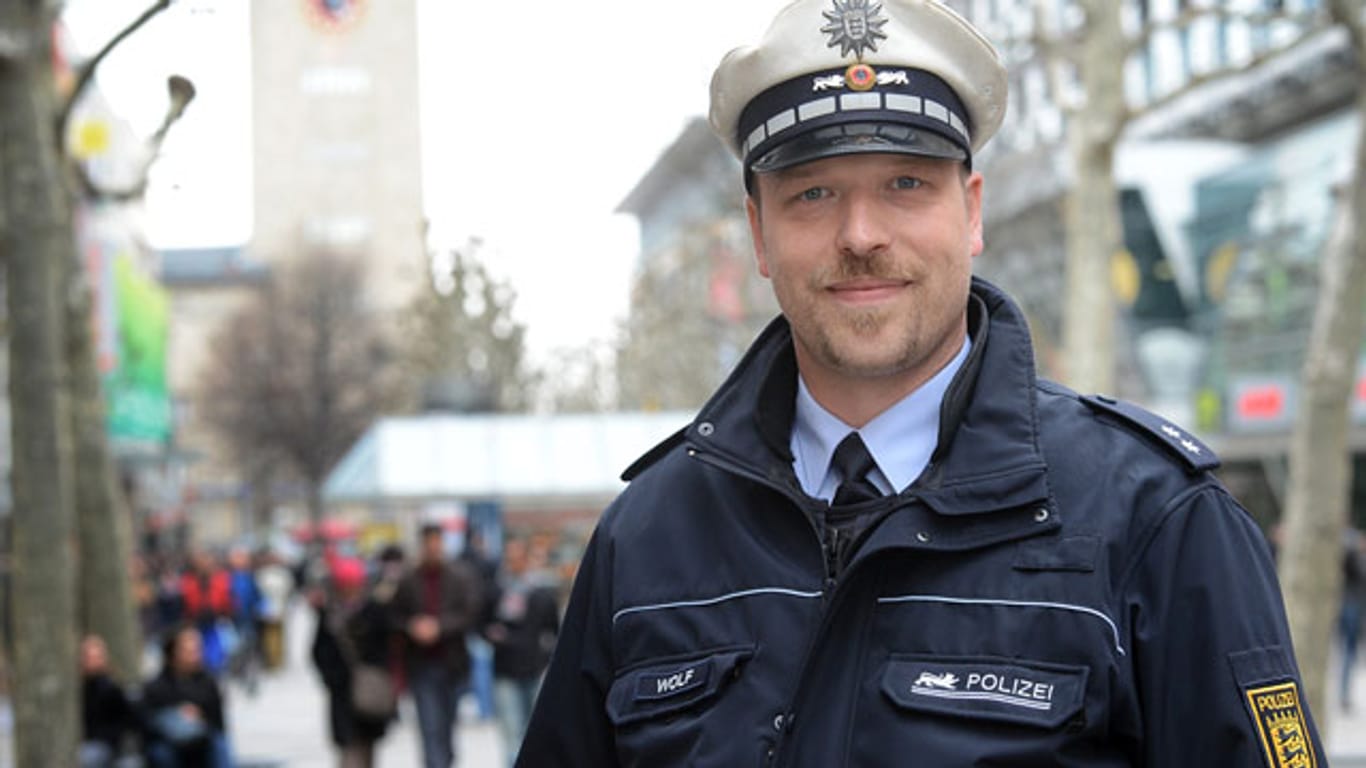 Sebastian Wolf war einer der ersten Polizisten, die am 11.03.2009 zum Amoklauf nach Winnenden in die Albertville-Realschule gerufen wurden.