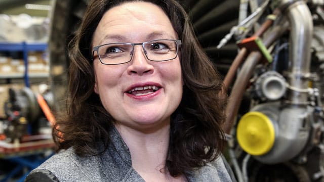 Bundesarbeitsministerin Andrea Nahles