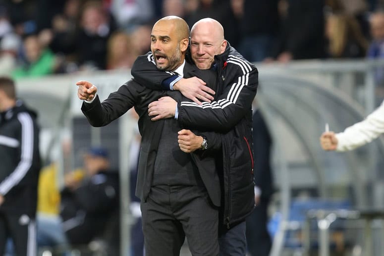 Die zwei mögen sich: Bayern-Trainer Pep Guardiola (li.) und Sportvorstand Matthias Sammer.