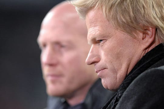 Oliver Kahn (vorne) bricht eine Lanze für Matthias Sammer.