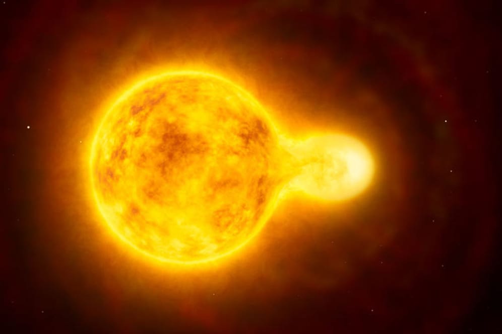 Astronomie: "Wie eine riesige Erdnuss" - der gelbe Riesenstern birgt viele Überraschungen für Astronomen.