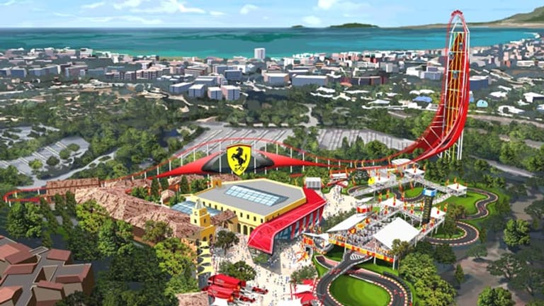 So soll das "Ferrari Land" nach der Fertigstellung aussehen.