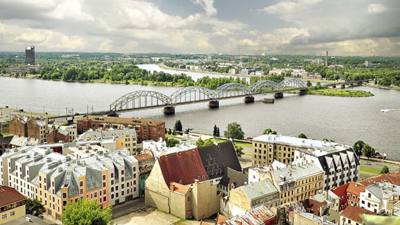 Besuchen Sie die Hauptstadt von Lettland