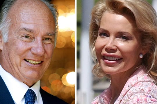 Der Aga Khan und Gabriele Inaara Begum Aga Khan sind geschiedene Leute.