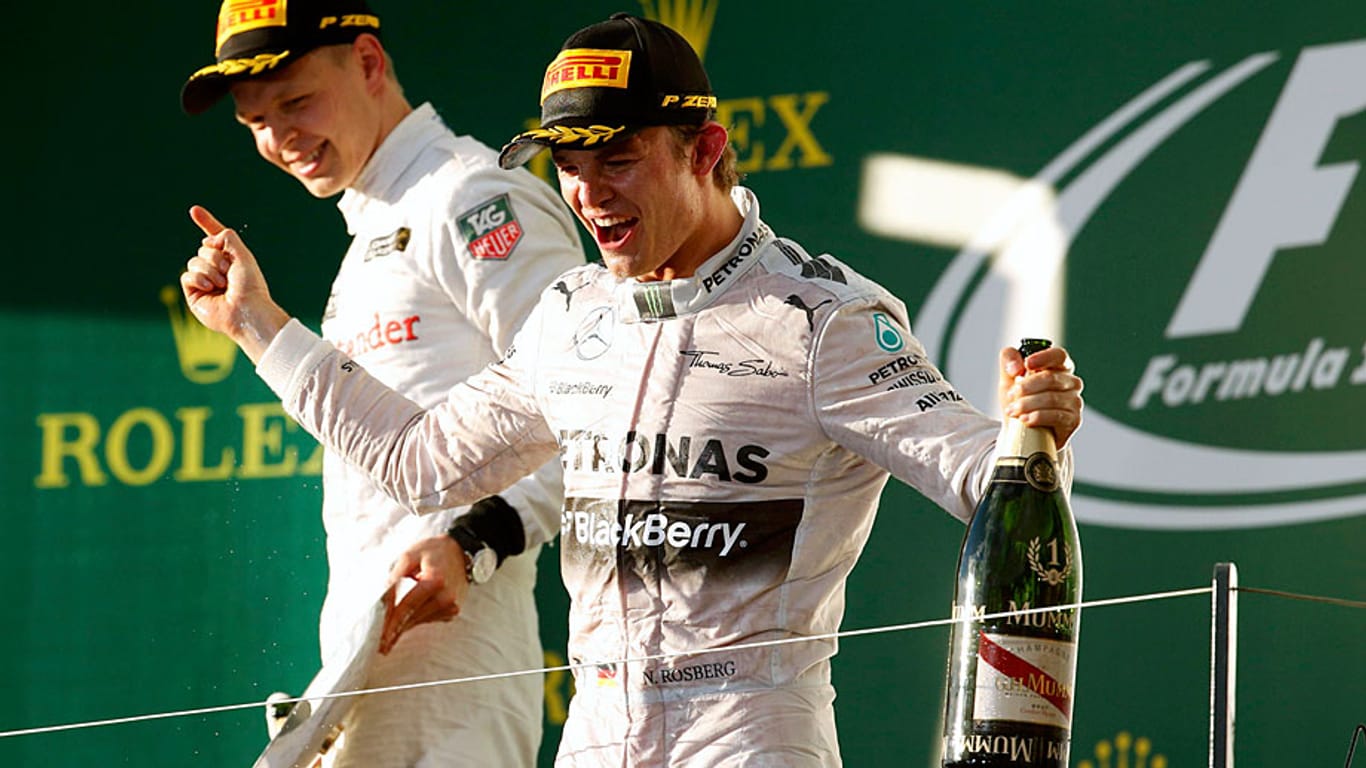 Nico Rosberg ist von seinem Sieg euphorisiert.