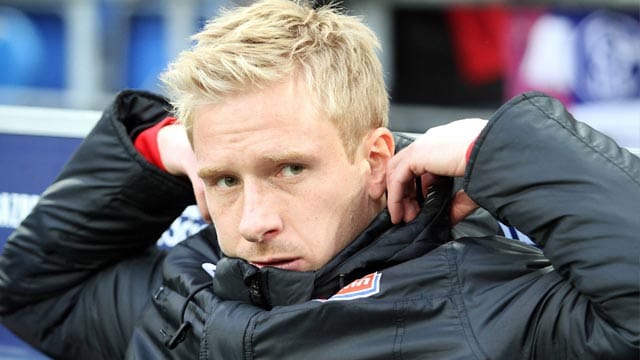 Mike Hanke ist derzeit beim SC Freiburg maximal Bankdrücker.