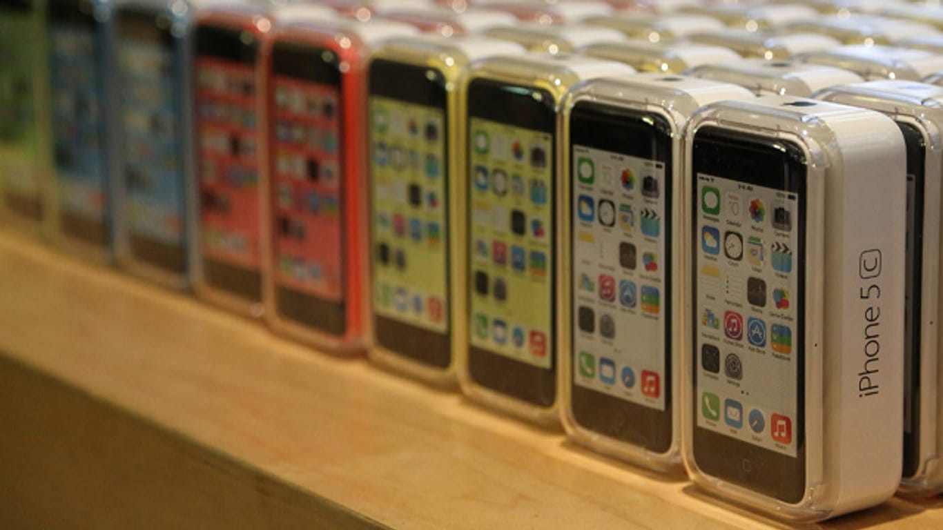 Apple hat eine Variante des iPhone 5c eingeführt, die acht Gigabyte Speicherplatz bietet.