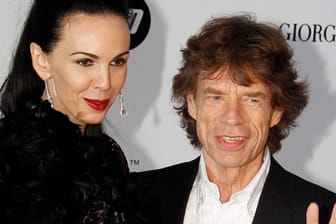 L'Wren Scott und Mick Jagger im Jahr 2010.
