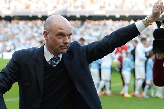 Uwe Rösler feierte jüngst mit Wigan Athletic den größten Erfolg seiner jungen Trainerkarriere.
