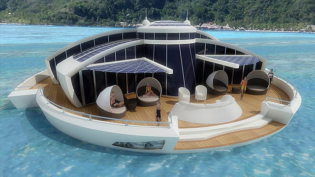 Solar Floating Islands: Mischung aus Jacht und Suite