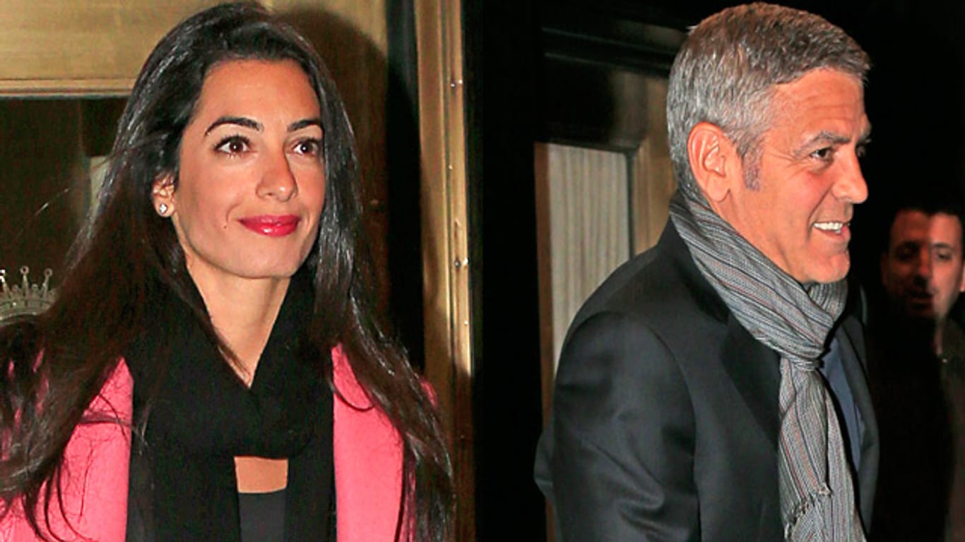 Amal Alamuddin verlässt das "Carlyle Hotel" in New York nur kurz vor George Clooney.