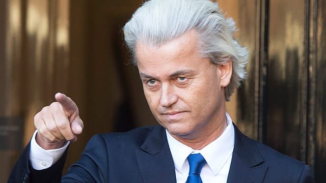 Der niederländische Rechtspopulist Geert Wilders bedient sich in seiner Hetzte gegen Ausländer mittlerweile einer Sprache, die an die NS-Propaganda erinnert. Der niederländische Rechtspopulist Geert Wilders bedient sich in seiner Hetzte gegen Ausländer mittlerweile einer Sprache, die an die NS-Propaganda erinnert.