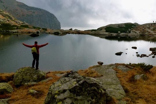 Hohe Tatra: Bergsee.