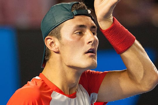 Bernard Tomic muss sich in Miami in Rekordzeit geschlagen geben.