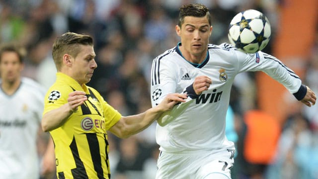 Lukasz Piszczek (li.) vom BVB trifft erneut auf Cristiano Ronaldo.