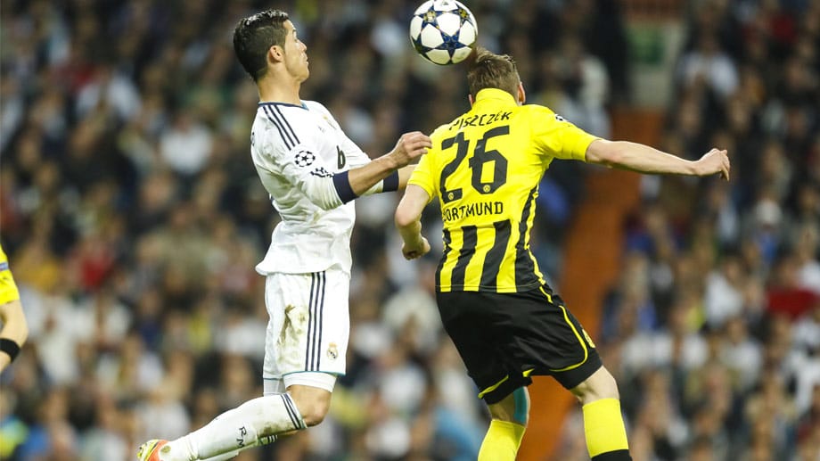 Cristiano Ronaldo (li.) und seine Teamkollegen haben gegen den BVB noch eine Rechnung offen. Cristiano Ronaldo (li.) und seine Teamkollegen haben gegen den BVB noch eine Rechnung offen.
