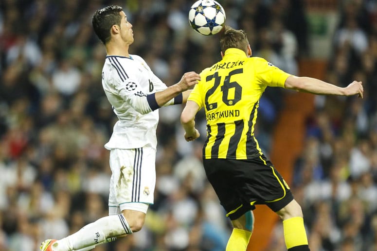 Cristiano Ronaldo (li.) und seine Teamkollegen haben gegen den BVB noch eine Rechnung offen.